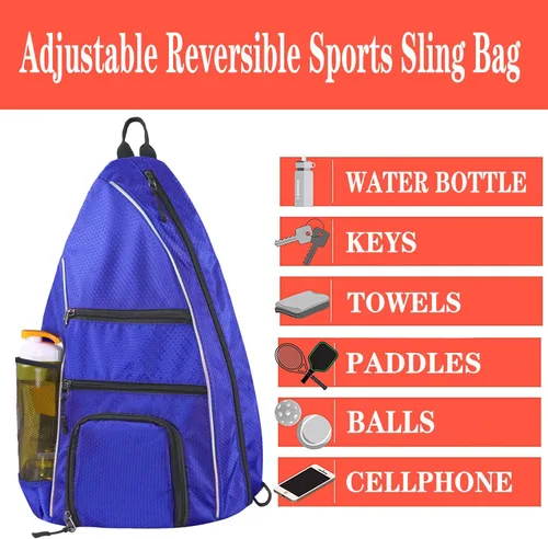 Miniatura 4 de Bolsa de pickleball – Bolsas de pickleball para mujeres y hombres – Mochila de pickleball – Estuche de viaje de pickleball para raqueta de tenis