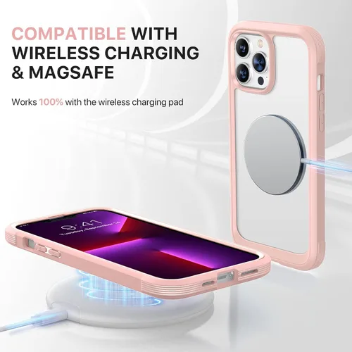 Miniatura 348 de Diaclara Funda diseñada para iPhone 16, mejorada [protección completa de la cámara], carcasa resistente de cuerpo completo con protector de pantalla