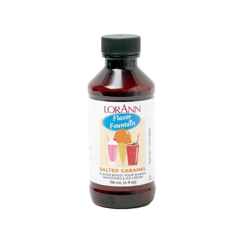 LorAnn Fuente de sabor caramelo salado, botella de 4 onzas
