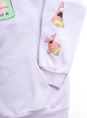 Miniatura 5 de Nickelodeon Sudaderas con capucha para hombre - Sudaderas unisex de forro polar con diseño gráfico de SpongeBob y Patrick - Sudaderas casuales