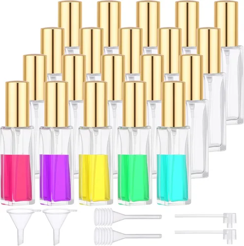 Miniatura 15 de Segbeauty Mini botella de perfume de viaje de 0.1 oz, atomizador de perfume de vidrio, pulverizador de colonia de viaje, botella de spray recargable