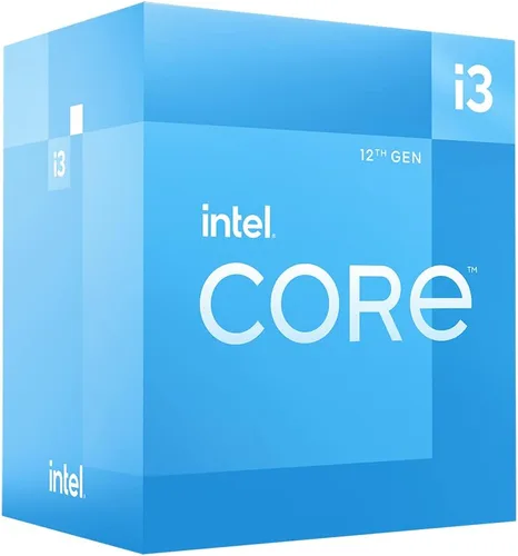 Intel Procesador Core i3 (12ª generación) i3-12100 de cuatro núcleos (4 núcleos) a 3.30 GHz - Paquete minorista
