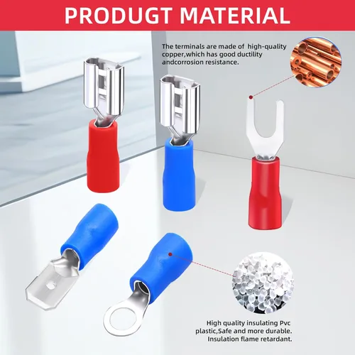 Miniatura 5 de Juego de herramientas para pelacables de 201 piezas, herramienta automática autoajustable de 8 pulgadas para AWG 10-24, pelacables automático 3