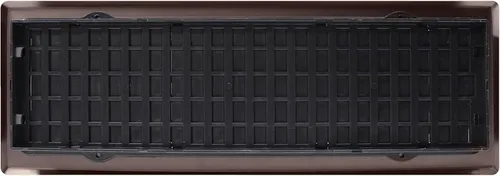 Miniatura 6 de Decor Grates Registro de suelo oriental AJH414-RB, 4 x 14 pulgadas, acabado de bronce frotado bronce (Rubbed Bronze Finish)