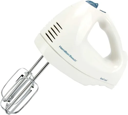 Miniatura 5 de Hamilton Beach Olla de cocción lenta programable con programación fácil flexible y batidora de mano eléctrica de 6 velocidades con batidor