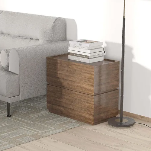Miniatura 6 de woodtalks Cómoda apilable de 1 cajón, cómoda multiusos para dormitorio, armario de almacenamiento para entrada, mesita de noche, sofá junto a