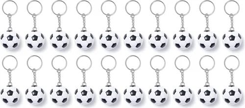 Miniatura 8 de 10 llaveros de pelota de fútbol, mini llavero de fútbol, llavero de pelota deportiva para recuerdos de fiesta, recuerdo de equipo, recompensas