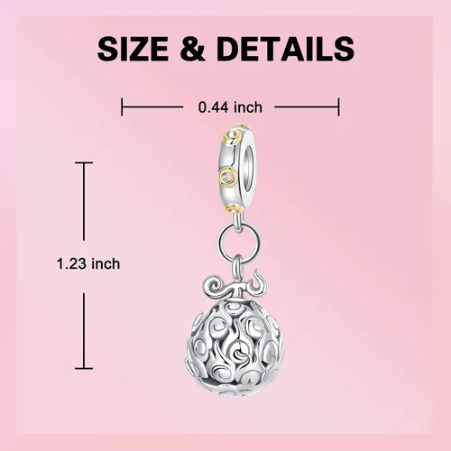 Miniatura 41 de Dije de girasol con diseño de estrella y luna y elefante para pulsera, collar de plata de ley 925, dijes de corazón de amor para mujer, regalo