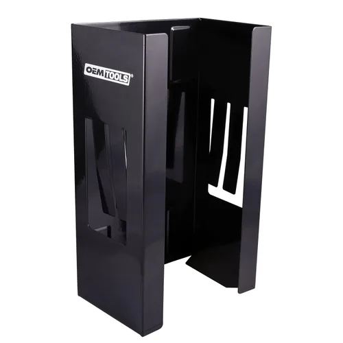 OEMTOOLS 23125 Dispensador magnético negro para guantes, soporte para caja de guantes desechables, soporte magnético para guantera para montaje en