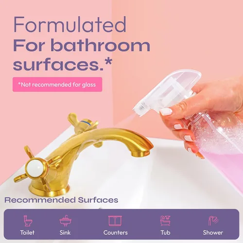 Miniatura 3 de FOMIN Tabletas de repuesto para limpiador de baño (paquete de 6) - Magnolia Grapefruit - Limpiador de tabletas todo en uno para limpieza de baño - 6