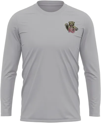 Miniatura 15 de Camisa deportiva de manga larga oficial de la NCAA Collegiate para hombre, con logotipo en el pecho izquierdo, colección Athletic Heather