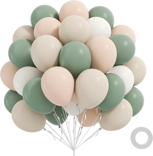 Miniatura 11 de 60 globos de perlas de doble relleno de 12 pulgadas, globos blancos perlados, globos de látex blanco para bodas, despedidas de soltera, baby shower
