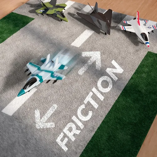 Miniatura 7 de Escuadrón de aviones de juguete de la Fuerza Aérea de los Estados Unidos de 4 paquetes, aviones de combate militares con retroceso, modelos