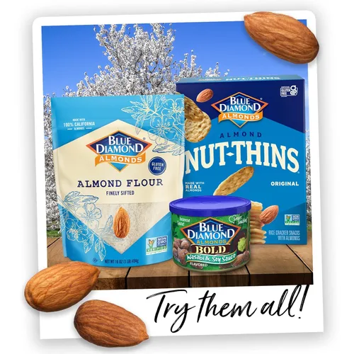 Miniatura 7 de Blue Diamond Almond Nut Thins, Queso Cheddar, 4.25 Oz (Paquete de 4)