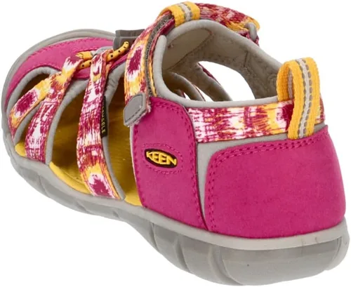 Miniatura 4 de KEEN Sandalia unisex Seacamp 2 CNX con punta cerrada para niños, MultiKeen Yellow, 6 Big Kid