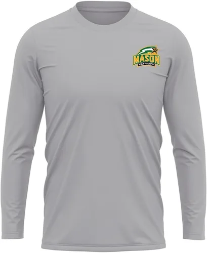 Miniatura 173 de Camisa deportiva de manga larga oficial de la NCAA Collegiate para hombre, con logotipo en el pecho izquierdo, colección Athletic Heather