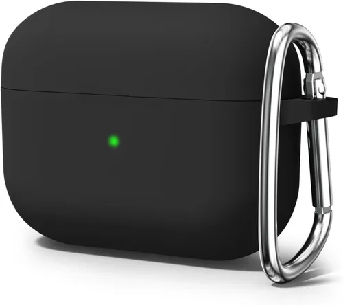 Miniatura 49 de Oakxco Funda de silicona para Airpods 3, bonita funda rígida femenina para Airpods de 3ª generación con llavero, gel de goma colorido suave de TPU