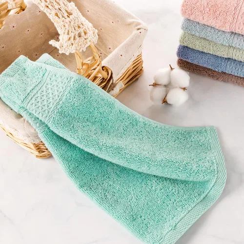 Miniatura 7 de Toallas para cuerpo y cara, juego de toallas de baño absorbentes a granel, toallas de hotel 100% algodón para baño, toallas duraderas y suaves