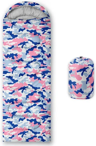 Miniatura 32 de HOSIMA Saco de dormir de mariposa para adultos y niños para campamento, saco de dormir ultraligero gótico negro para clima frío y verano.