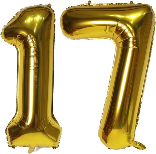 Miniatura 22 de Globos digitales dorados de 40 pulgadas, con número 10, globos de helio para decoraciones de fiesta de cumpleaños y suministros para decoración
