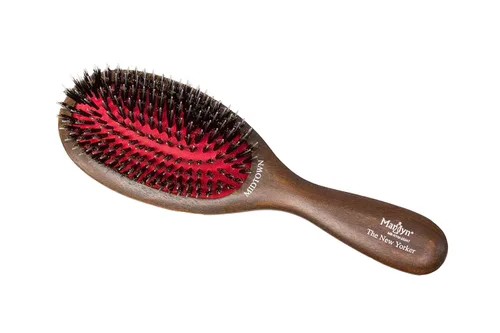 Miniatura 3 de Marilyn Brush New Yorker Downtown Flat Brush Masajea y estimula el cuero cabelludo Distribuye aceites naturales a lo largo del tallo del cabello