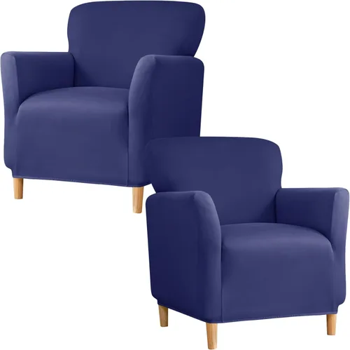 Fundas de sillón para banquetes Fundas impermeables para silla Fundas elásticas para sillón de 2 piezas para sala de estar Fundas antideslizantes