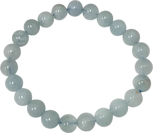 Miniatura 410 de Gem Avenue Handmade Round Bead Stretch Bracelet Unisex Natural Stone Beaded Jewelry for Men & Women, Elastic Wristband for Daily Wear
