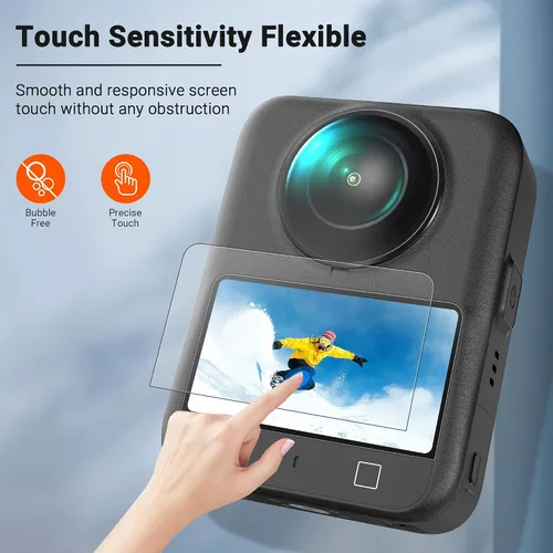 Miniatura 6 de CYNOVA Osmo 360 - Funda para accesorios DJI Osmo 360, con protector de pantalla (2 juegos), funda rígida de almacenamiento de viaje compatible