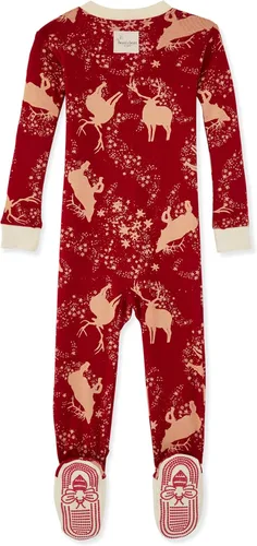 Miniatura 2 de Burt's Bees Baby - Pijama para niña, con cremallera delantera y pies cerrados antideslizantes, de algodón orgánico 100%, para niñas pequeñas