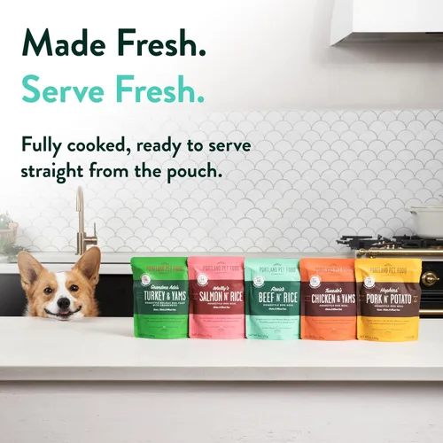 Miniatura 3 de Portland Pet Food Company Bolsas de comida fresca para perros, mezcla de grado humano y comidas húmedas para mascotas, cachorros y perros mayores