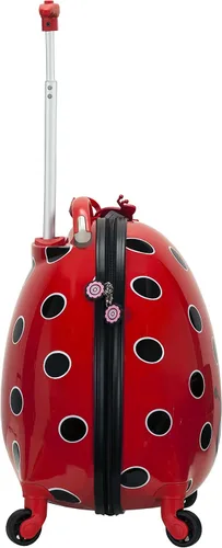 Miniatura 2 de Rockland - Maleta infantil giratoria con exterior rígido de policarbonato, Ladybug), B02-LADYBUG
