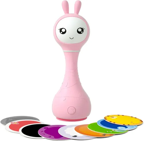 Miniatura 10 de alilo Yoyo - Sonajero Musical de Conejo Parlante para Bebé que Canta, Juguetes que Imitan y Repiten lo que Dices, Más de 90 Contenidos de Audio