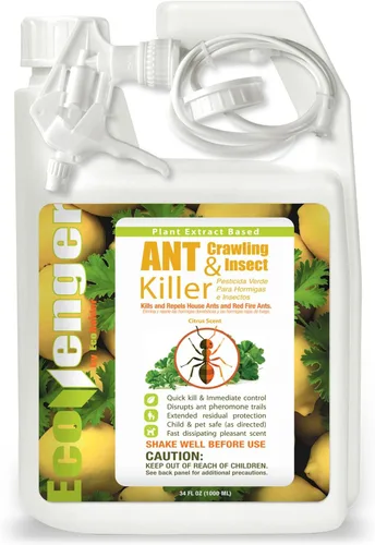 Miniatura 10 de EcoRaider insecticida y hormiguicida (aroma de cítricos) de 16 oz, natural y no tóxico
