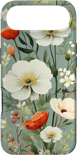 Miniatura 27 de Sage Green Flower Wildflower Pattern Floral Case for iPhone 17