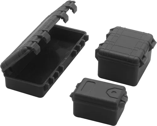 Miniatura 3 de ShareGoo - Funda de equipaje de simulación de automóvil a control remoto, fundas de equipo de seguridad, almacenamiento compatible con Traxxas TRX-4
