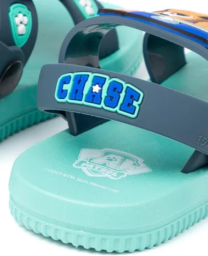 Miniatura 7 de Paw Patrol Sandalias para niños Deslizadores azules para niños con correa de apoyo Chase The Police Dog Zapatos de verano Calzado sin cordones