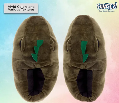 Miniatura 3 de Fuzzy Animal Slippers Womens Mens Funny Indoor House Shoes Cow Bear Cute Stocking Stuffer Gift Holiday Christmas Hanukkah