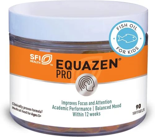 Miniatura 8 de Equazen Pro SFI Health - Cápsulas blandas de aceite de pescado - Omega 3 y Omega 6 para niños y adolescentes - EPA, GLA y DHA para niños, apoyo al