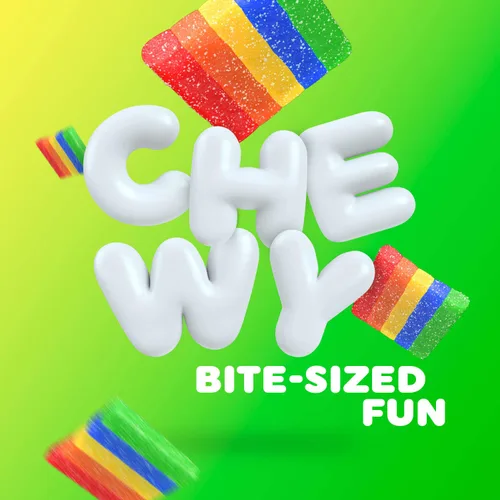 Miniatura 5 de Airheads Dulces, Xtremes Bites Sweet and Sour, Rainbow Berry, fiesta, concesiones, oficina, no se derriten, 2 onzas (paquete a granel de 18)