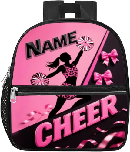 Miniatura 22 de Mochila transparente personalizada para niñas, mochila escolar de porristas de 12 x 6 x 12 pulgadas para mujeres, niños, adolescentes Azul