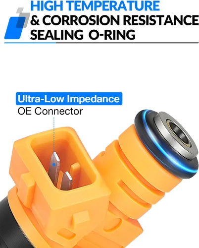 Miniatura 5 de Injectores de combustible mejorados 0280150943 Compatible con:-Ford F150 4.6L 1997-2003 5.4L 1997-2002 Para:-Mustang 1996-2004 F250 F350 E150 E250
