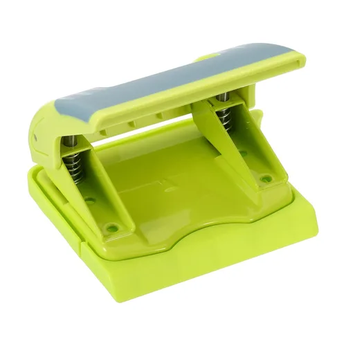 Miniatura 3 de PATIKIL Perforadora de papel de 2 agujeros de 1/4 pulgadas, perforadora de agujero de metal, capacidad de perforación, perforadora ajustable