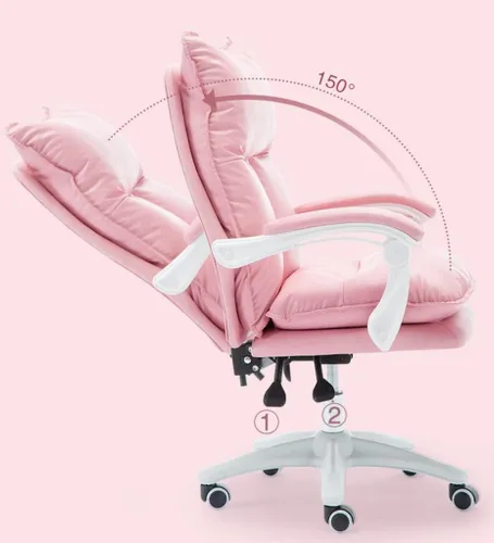 Miniatura 7 de Silla ejecutiva grande y alta, silla de escritorio con respaldo alto de 400 libras, silla ejecutiva de piel sintética, altura ajustable, silla Blanco