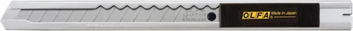 Miniatura 3 de OLFA Cuchillo utilitario de acero inoxidable de 9 mm (SVR-1) - Cuchillo de precisión retráctil multiusos con cuchilla extraíble, cuchillas