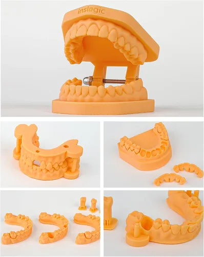 Miniatura 9 de Inslogic Modelo de Implante Dental 3D Impreso en Resina, Alta Precisión y Baja Contracción, Superficie Lisa, Resina de Curado UV de 405 nm