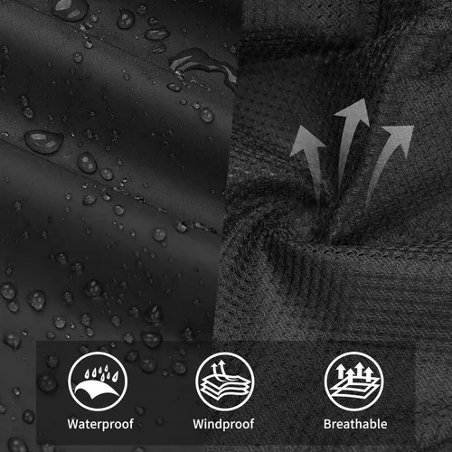 Miniatura 4 de Pantalones de lluvia para mujer, impermeables, ligeros, transpirables, senderismo, ciclismo, al aire libre, con bolsillo