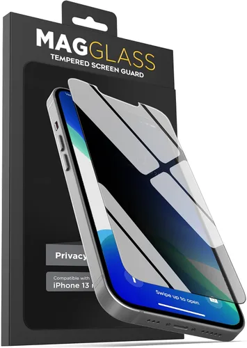Miniatura 11 de magglass Vidrio templado diseñado para iPhone 13 Mini, protector de pantalla frontal y trasera (2021) incluye protector de lente de cámara