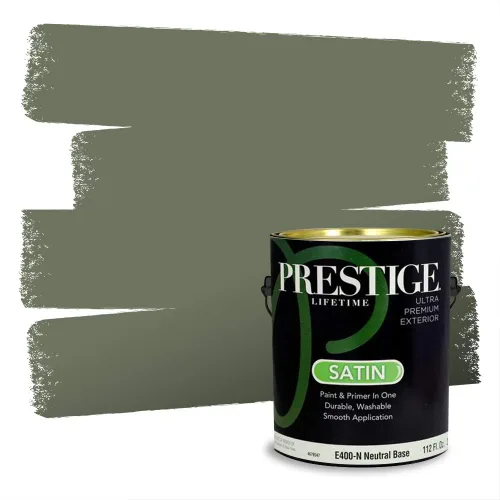 Miniatura 1175 de Prestige Paints - pintura de exterior y pintura de imprimación en una, E100-T-6006-10AVP