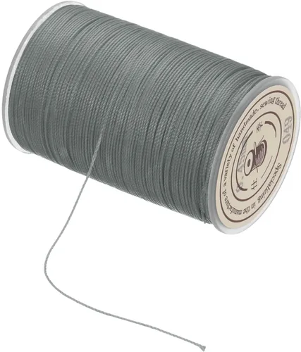 Miniatura 126 de MECCANIXITY Cordón encerado de poliéster encerado de 0.020 in, cuerda de cera de 175 yardas para hacer pulseras, collares, cuentas, joyería y Negro