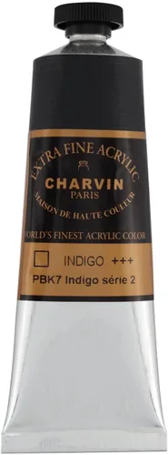 Miniatura 121 de Charvin Pintura acrílica profesional extrafina – verde absenta, tubo de 2.1 fl oz, pigmentos de triple fresado, resistente a la luz, pinturas